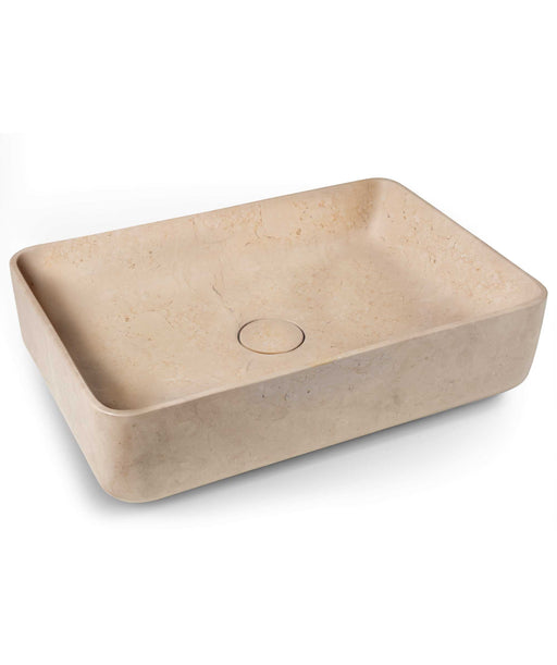 SEIMA Lithos 500 Basin, Solid Natural Stone Above Counter Basin