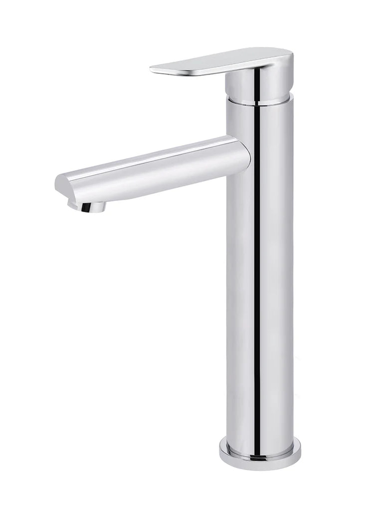 Meir Round Tall Basin Mixer - Paddle Handle