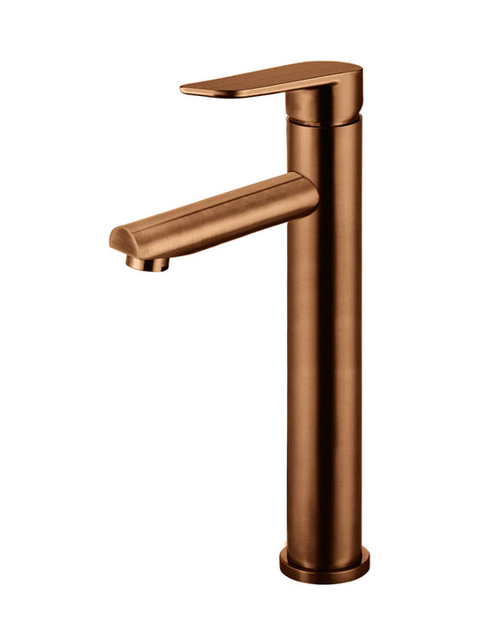 Meir Round Tall Basin Mixer - Paddle Handle