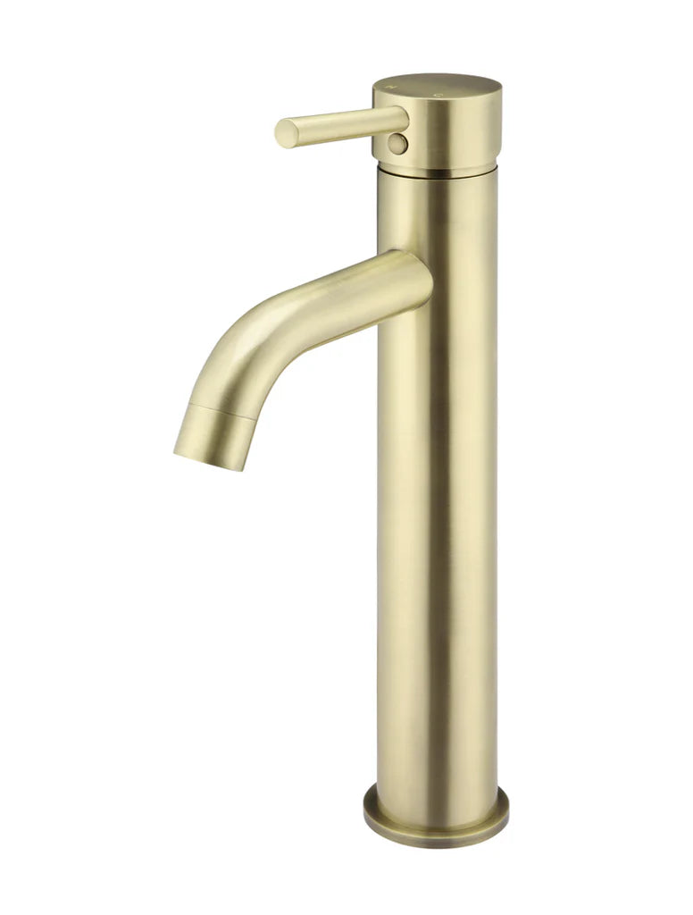 Meir Round Tall Basin Mixer Curved