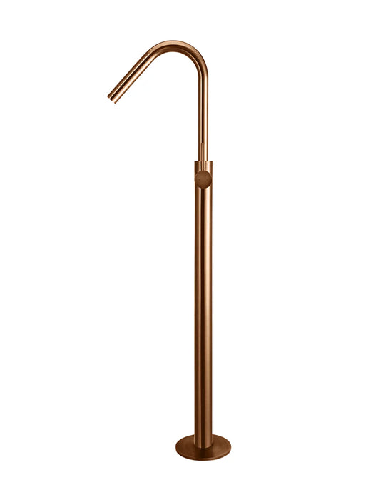 Meir Round Freestanding Bath Spout and Hand Shower
