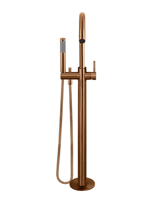 Meir Round Freestanding Bath Spout and Hand Shower