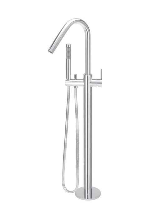 Meir Round Paddle Freestanding Bath Spout and Hand Shower