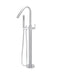 Meir Round Paddle Freestanding Bath Spout and Hand Shower