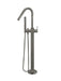 Meir Round Paddle Freestanding Bath Spout and Hand Shower