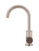 Meir Round Gooseneck Basin Mixer with Cold Start