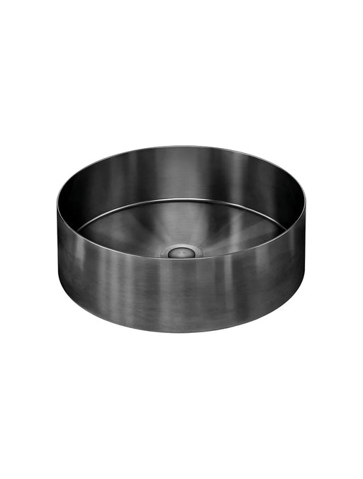 Meir Steel Round Bathroom Basin 380 x 110