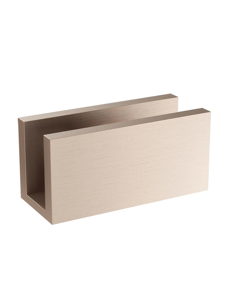 Meir Glass Fixing U Bracket shadow champagne