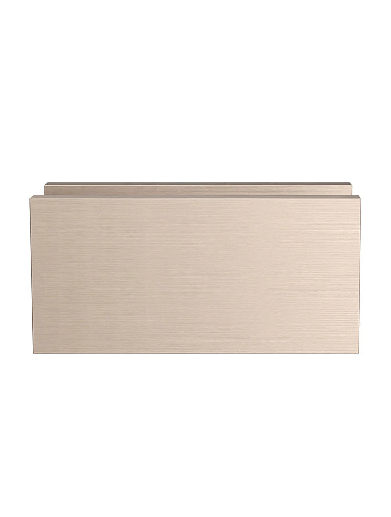 Meir Glass Fixing U Bracket shadow champagne