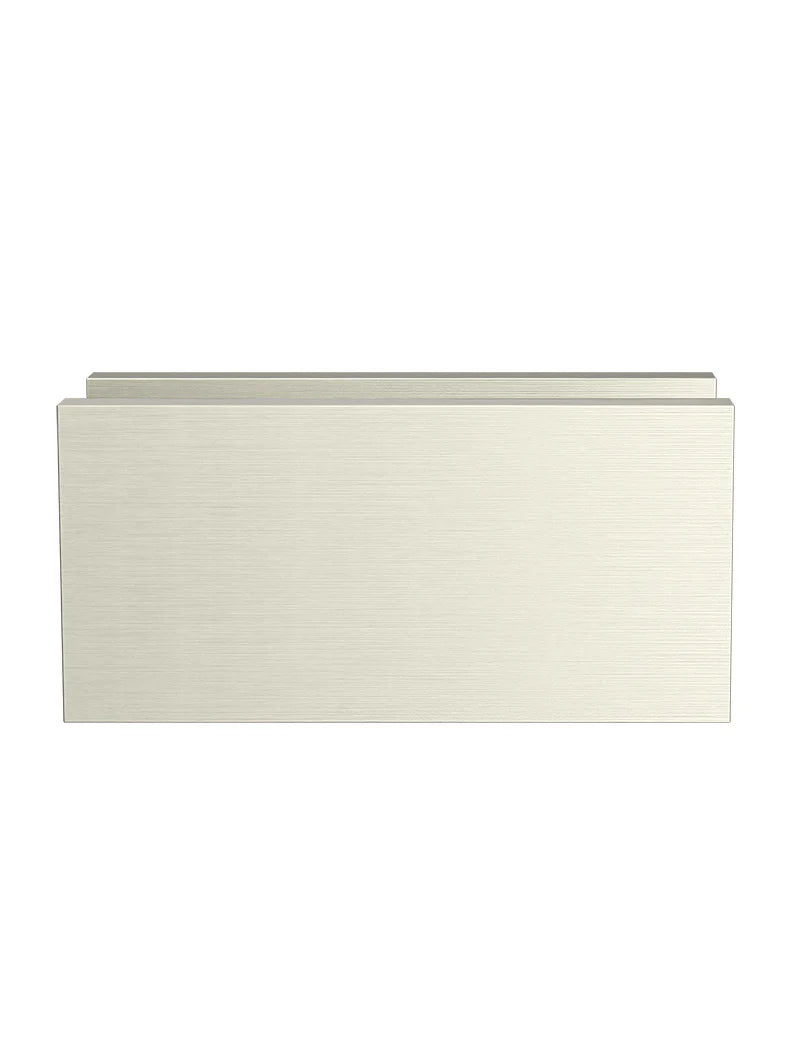 Meir Glass Fixing U Bracket brushed nickel