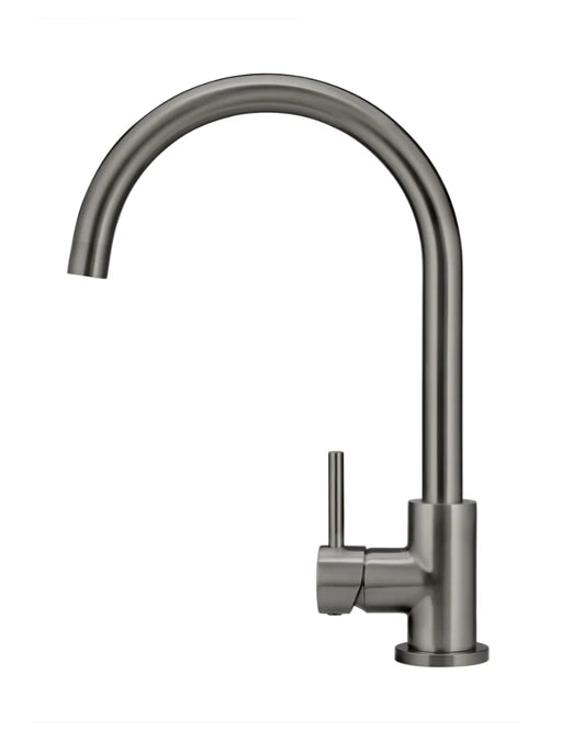 Meir Round Gooseneck Kitchen Mixer Tap