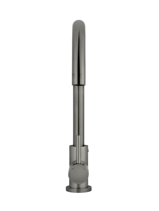 Meir Round Gooseneck Kitchen Mixer Tap