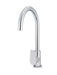 Meir Round Gooseneck Kitchen Mixer Tap with Paddle Handle