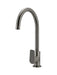 Meir Round Gooseneck Kitchen Mixer Tap with Paddle Handle