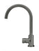 Meir Round Gooseneck Kitchen Mixer Tap with Pinless Handle