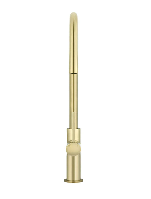 Meir Round Piccola Pull Out Kitchen Mixer Tap