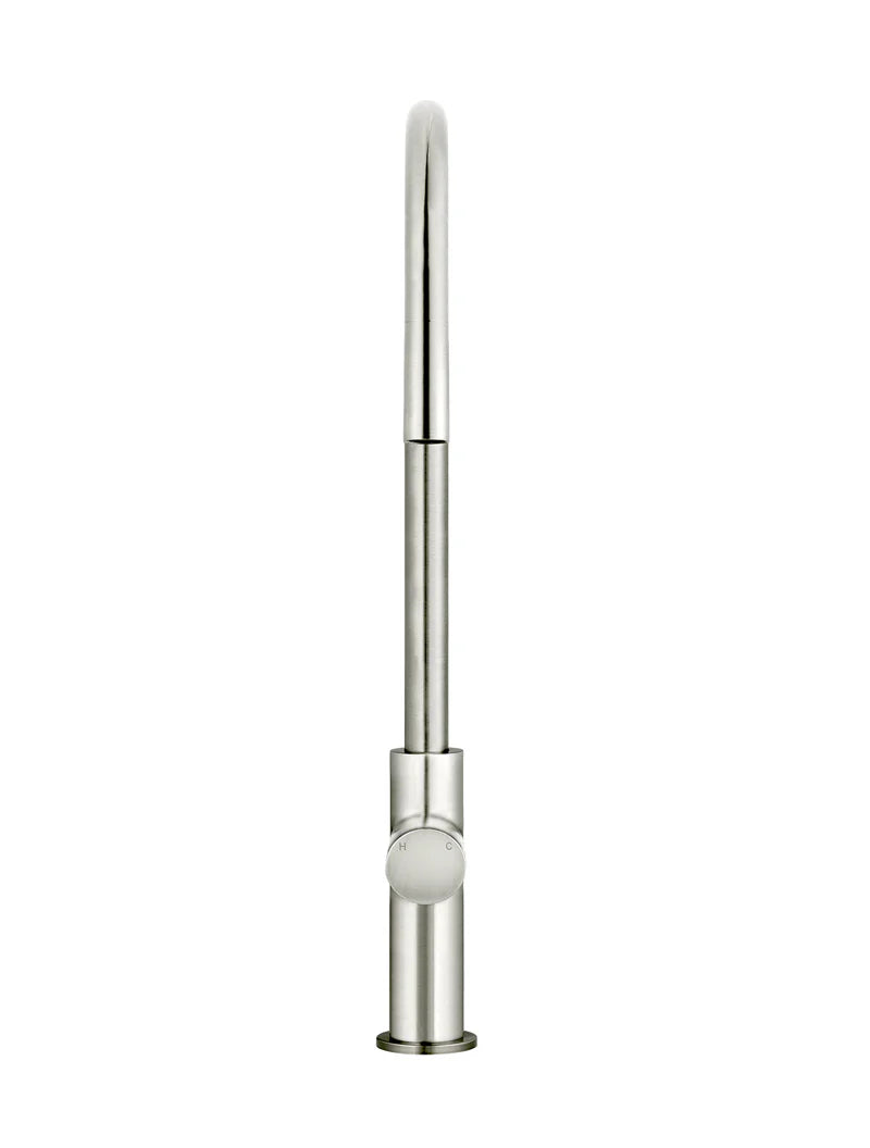 Meir Round Pinless Piccola Pull Out Kitchen Mixer Tap