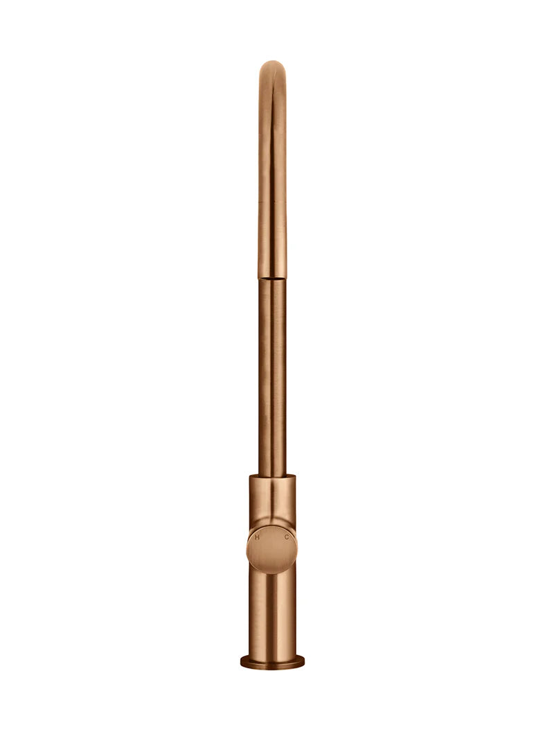Meir Round Pinless Piccola Pull Out Kitchen Mixer Tap