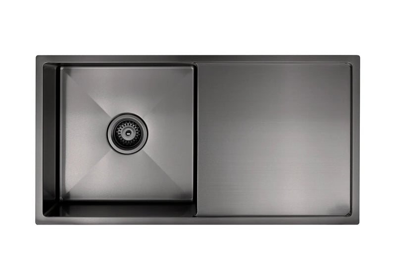 Meir Lavello Kitchen Sink - Single Bowl & Drainboard 840 x 440
