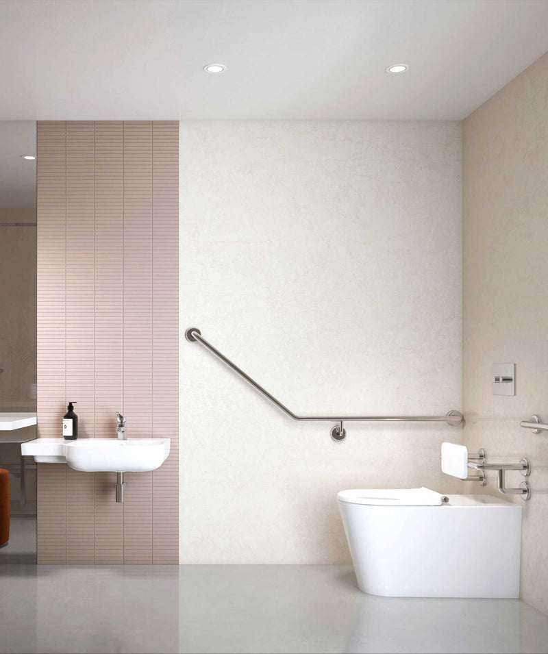 SEIMA Modia Care Floor Mount - 800mm - Grey, Blue or White Seat