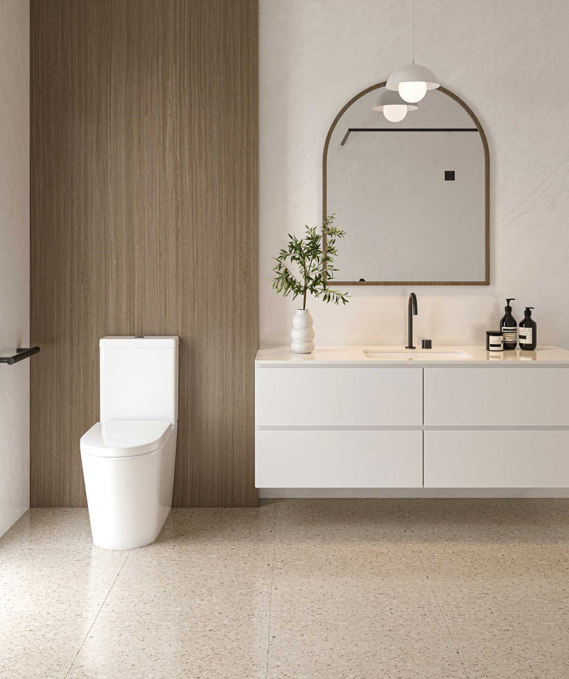 SEIMA Modia Wall Faced - Choice of Seats Clean Flush, Nanoglaze, Easy Care Height