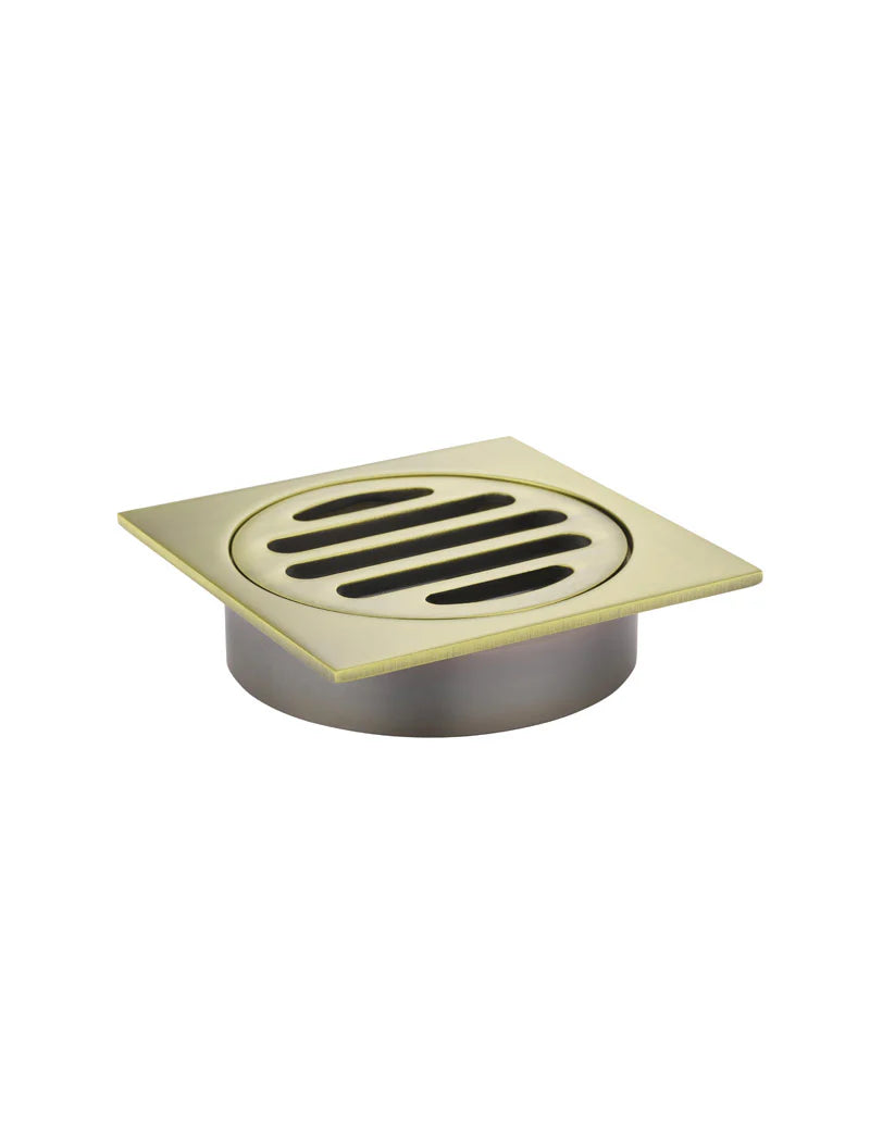 Meir Square Floor Grate Shower Drain 80mm outlet