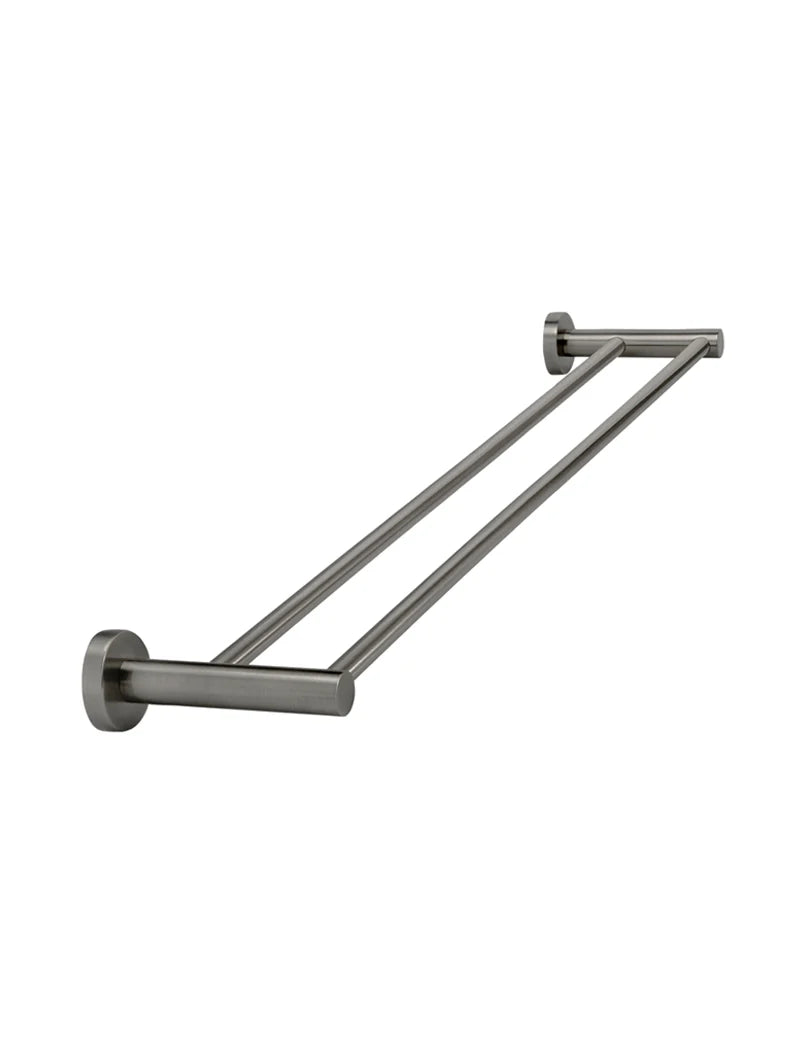 Meir Round Double Towel Rail 600mm