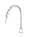 Meir Round Gooseneck High-Rise Swivel Hob Spout
