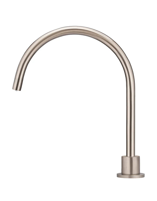 Meir Round Gooseneck High-Rise Swivel Hob Spout