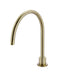 Meir Round Gooseneck High-Rise Swivel Hob Spout