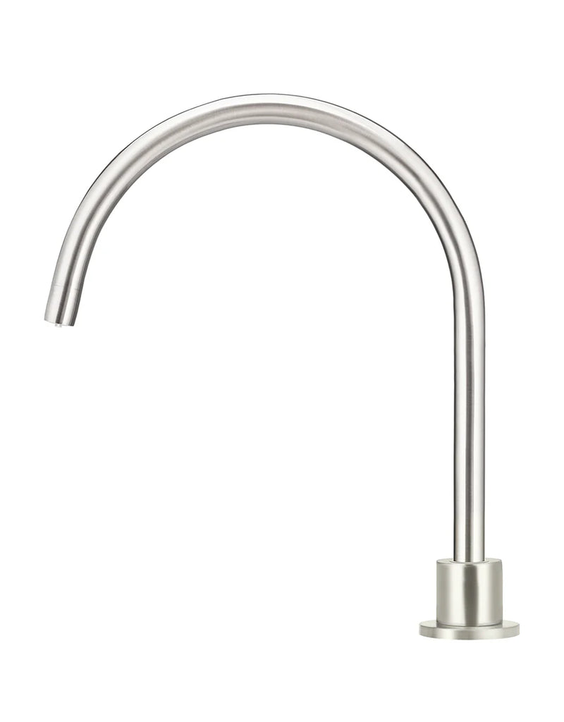 Meir Round Gooseneck High-Rise Swivel Hob Spout