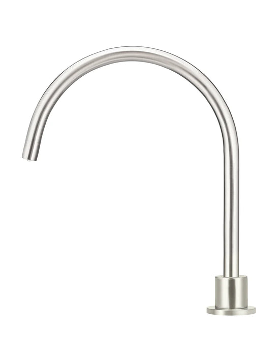 Meir Round Gooseneck High-Rise Swivel Hob Spout