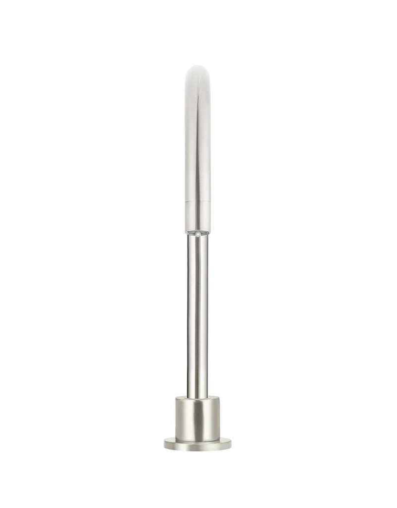Meir Round Gooseneck High-Rise Swivel Hob Spout