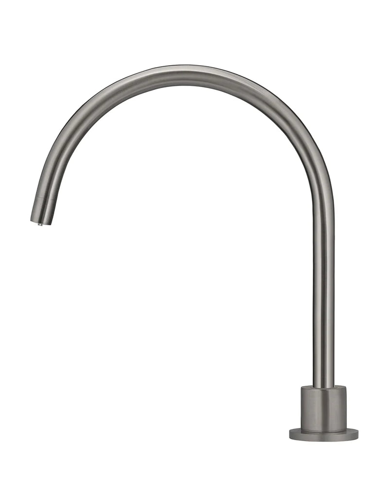 Meir Round Gooseneck High-Rise Swivel Hob Spout
