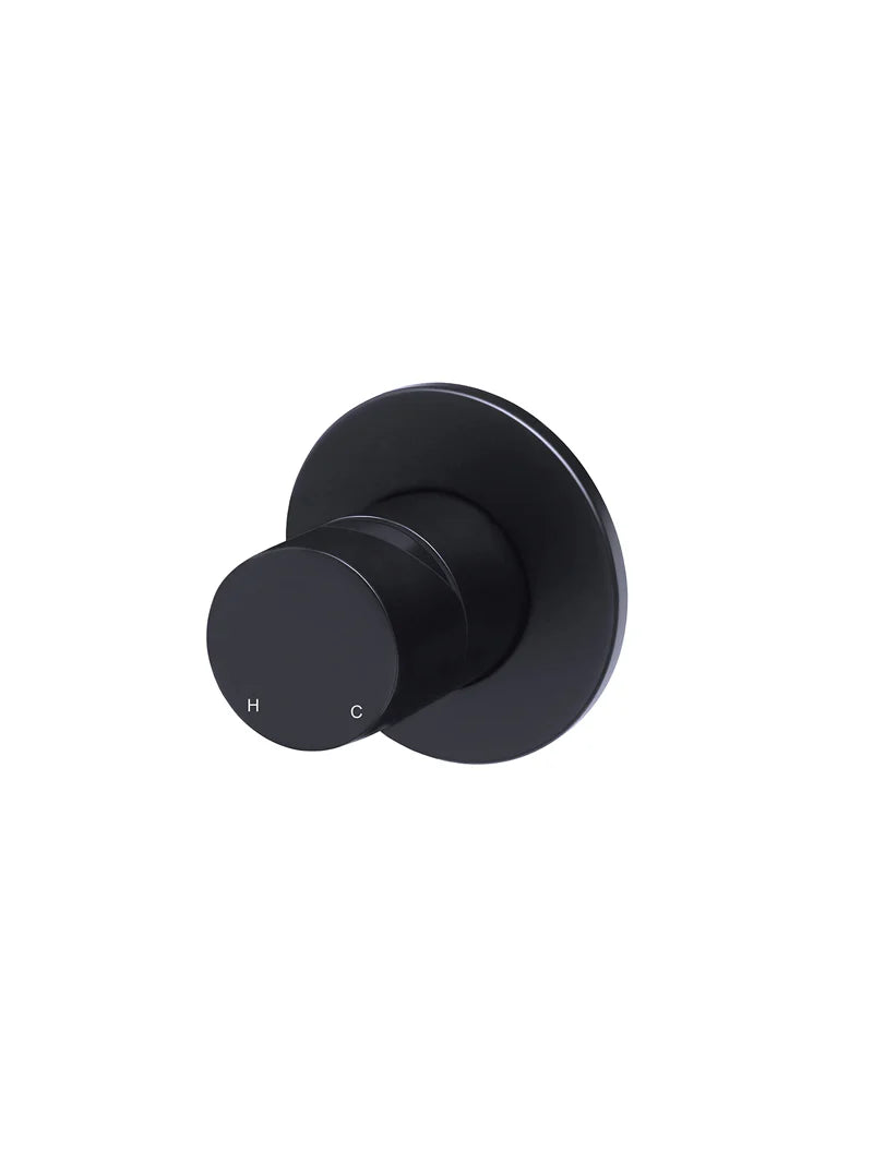 Meir Round Wall Mixer Pinless Handle Trim Kit (In-wall Body Not Included)