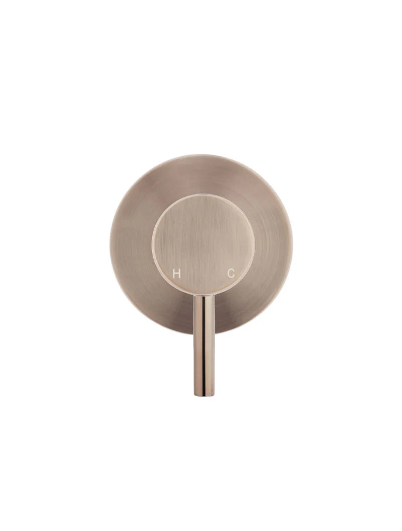 Meir Round Wall Mixer Short Pin–lever Trim Kit (In-wall Body Not Included)