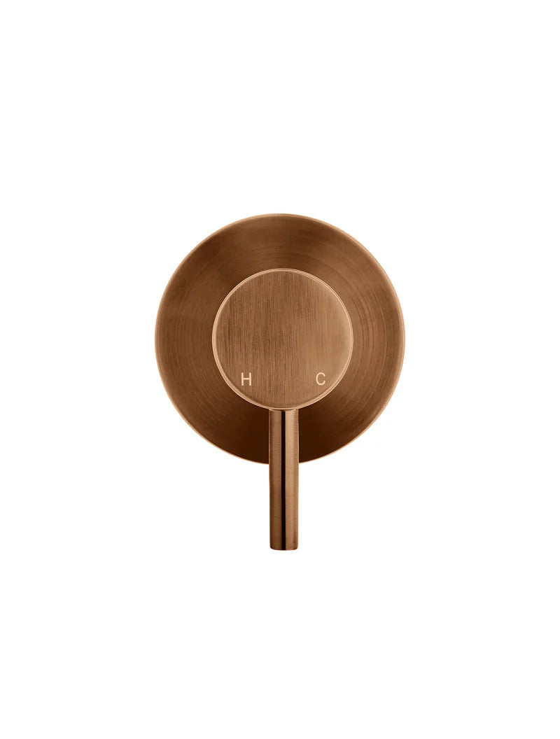 Meir Round Wall Mixer Short Pin–lever Trim Kit (In-wall Body Not Included)