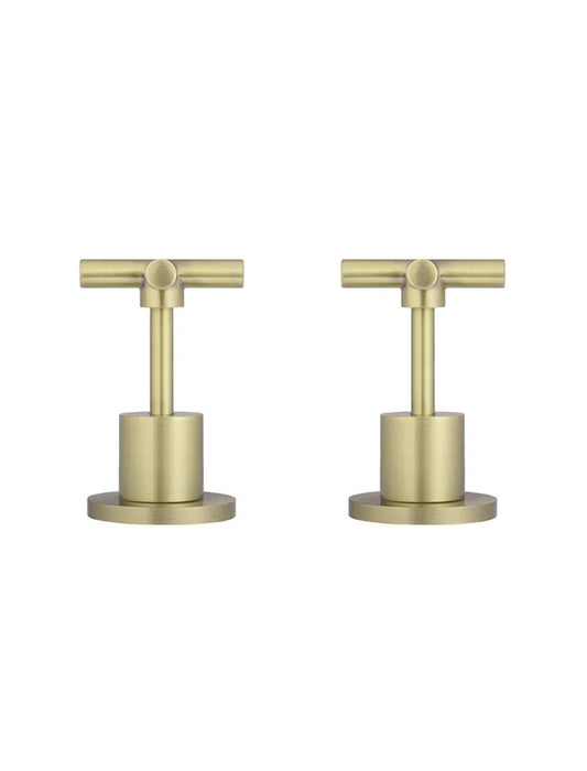 Meir Round Cross Handle Jumper Valve Wall Top Assemblies