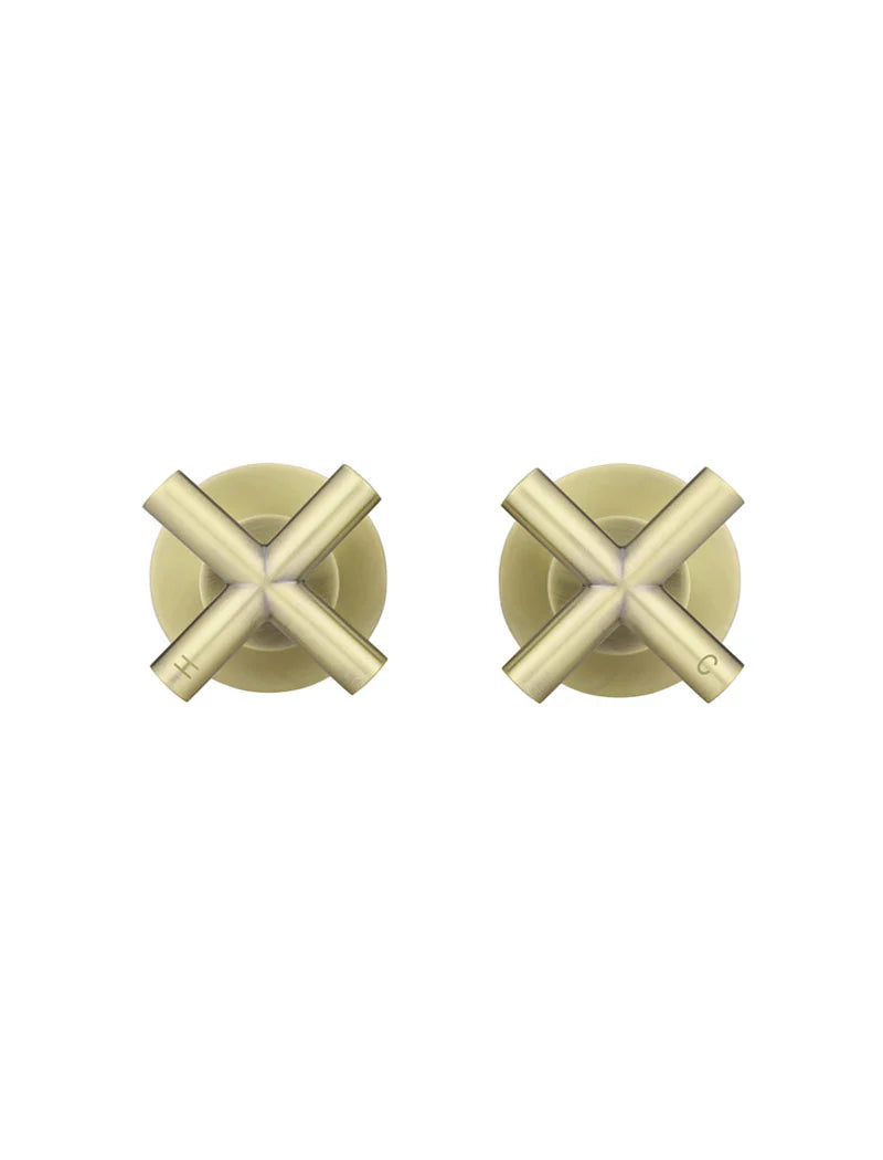 Meir Round Cross Handle Jumper Valve Wall Top Assemblies