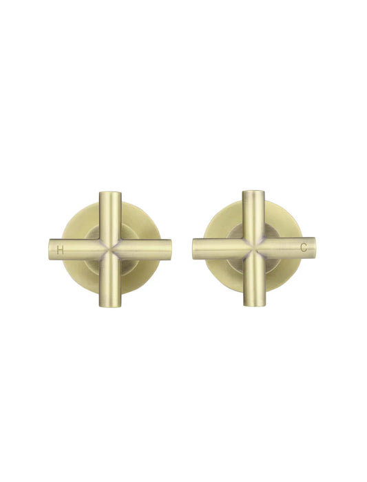 Meir Round Cross Handle Jumper Valve Wall Top Assemblies