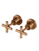 Meir Round Cross Handle Jumper Valve Wall Top Assemblies