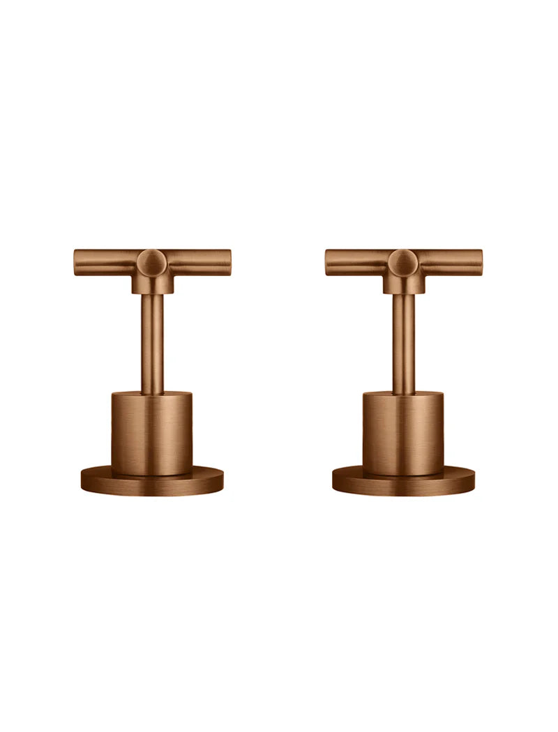 Meir Round Cross Handle Jumper Valve Wall Top Assemblies