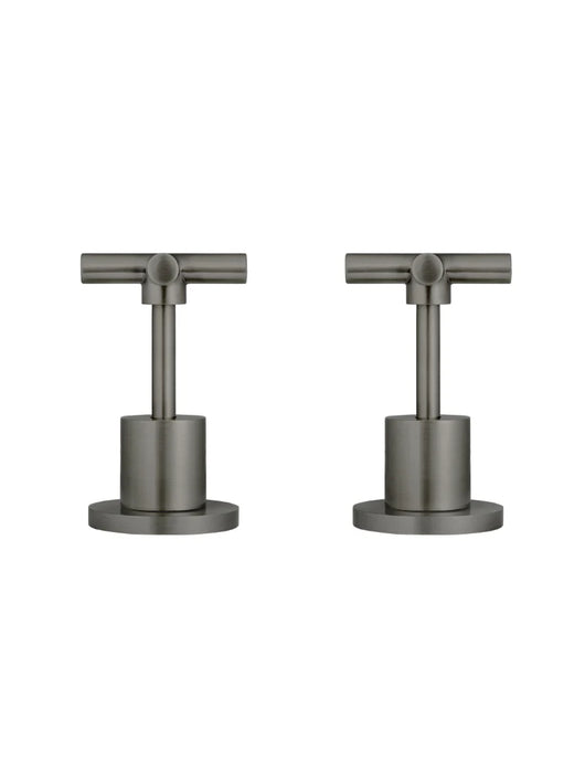 Meir Round Cross Handle Jumper Valve Wall Top Assemblies