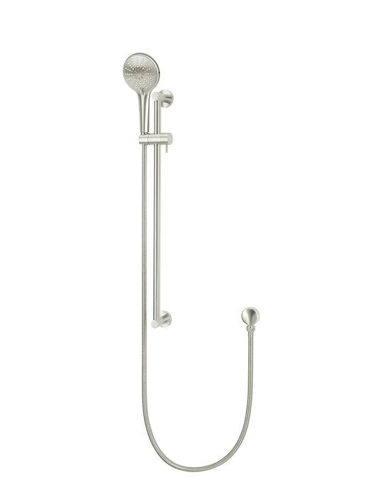 Meir Round Three Function Hand Shower on Rail Column