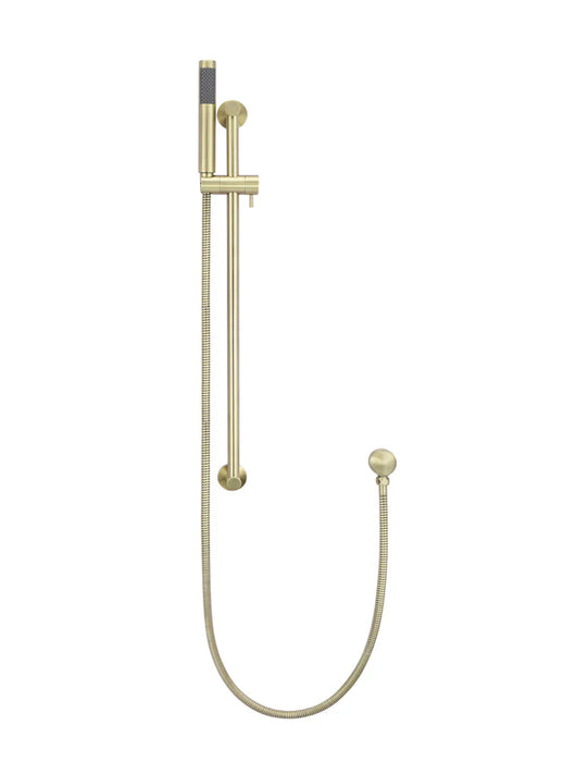 Meir Round Hand Shower on Rail Column