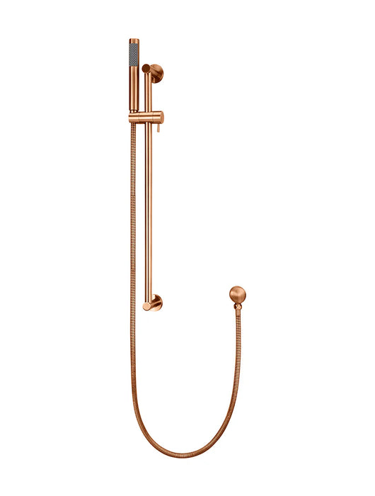 Meir Round Hand Shower on Rail Column