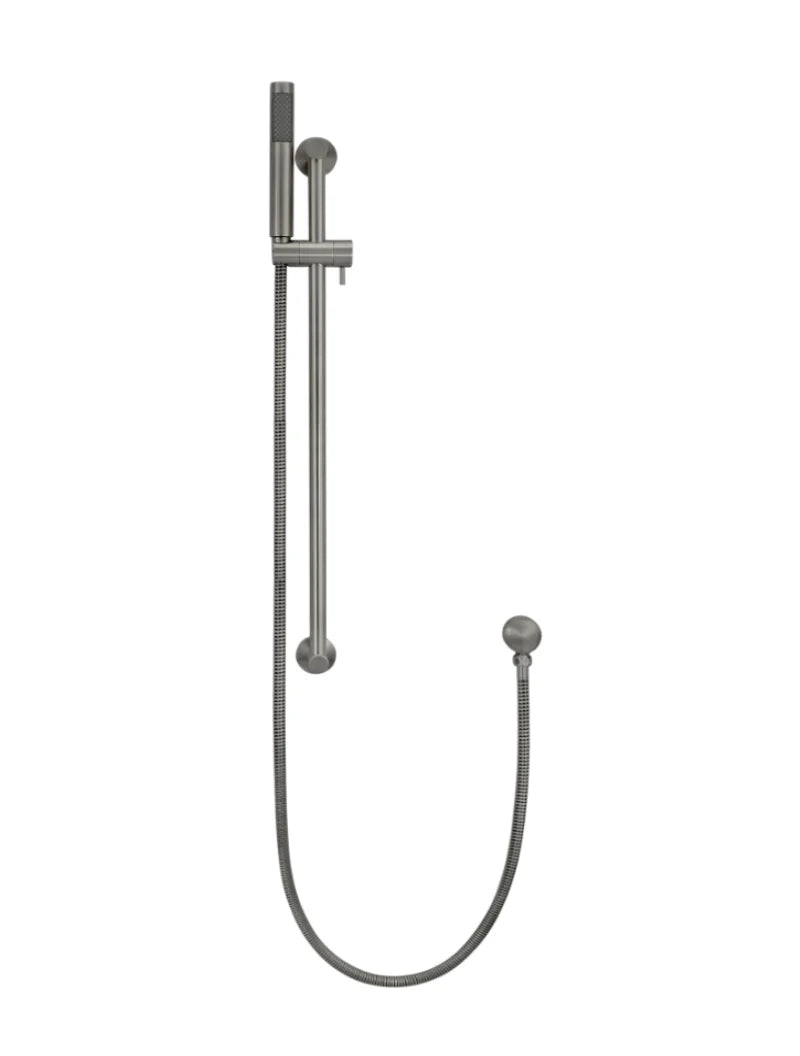 Meir Round Hand Shower on Rail Column