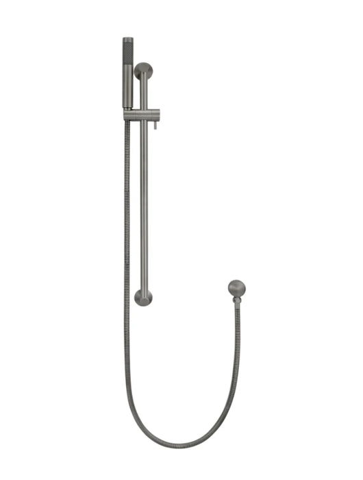 Meir Round Hand Shower on Rail Column