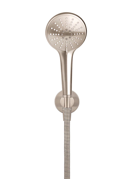 Meir Round Three Function Hand Shower on Fixed Bracket