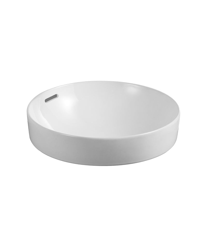 Seima OBELLO 371 Basin Inset, round, OF White Silk Matte
